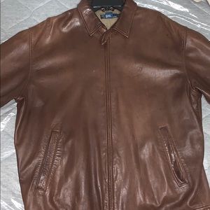 Leather Polo Ralph Lauren Jacket Sz. L